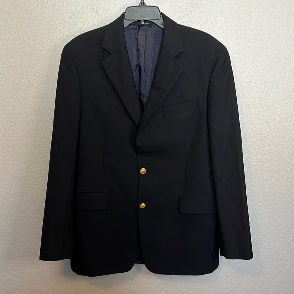 Brooks Brothers Brooksease Blazer Black *See measurements